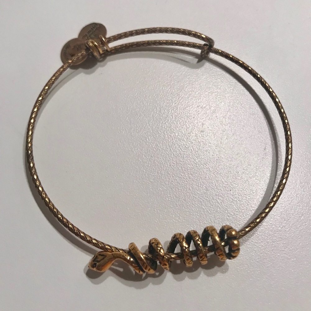 Alex and Ani Gold Snake Coil bracelet